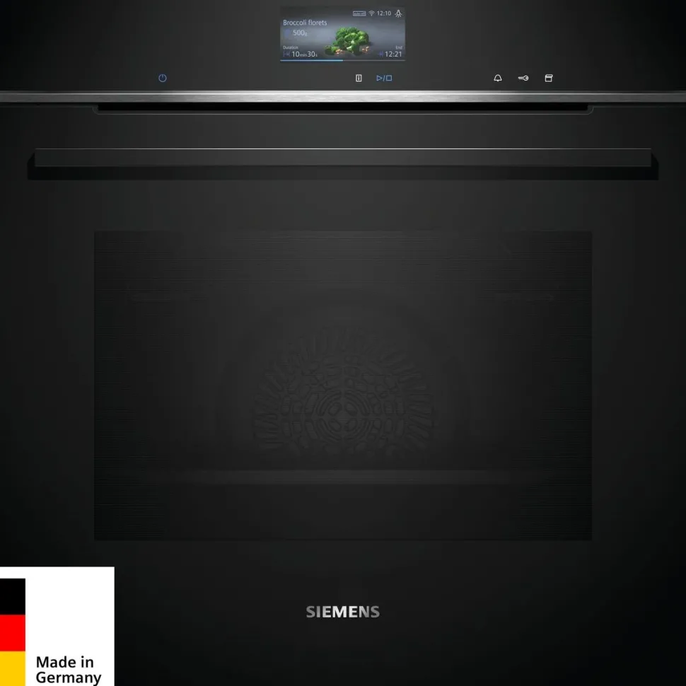 Yhdistelmähöyryuuni Siemens iQ700 HR776G3B1 60cm musta