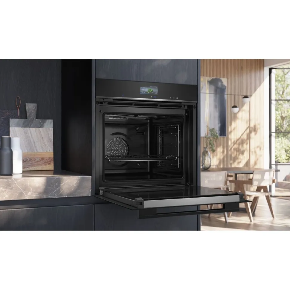 Yhdistelmähöyryuuni Siemens iQ700 HR776G3B1 60cm musta