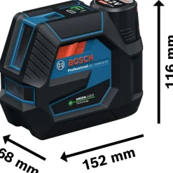 Yhdistelmälaser Bosch Professional GCL 12V-50-22 CG sis. BT150, AA-paristot ja tasku