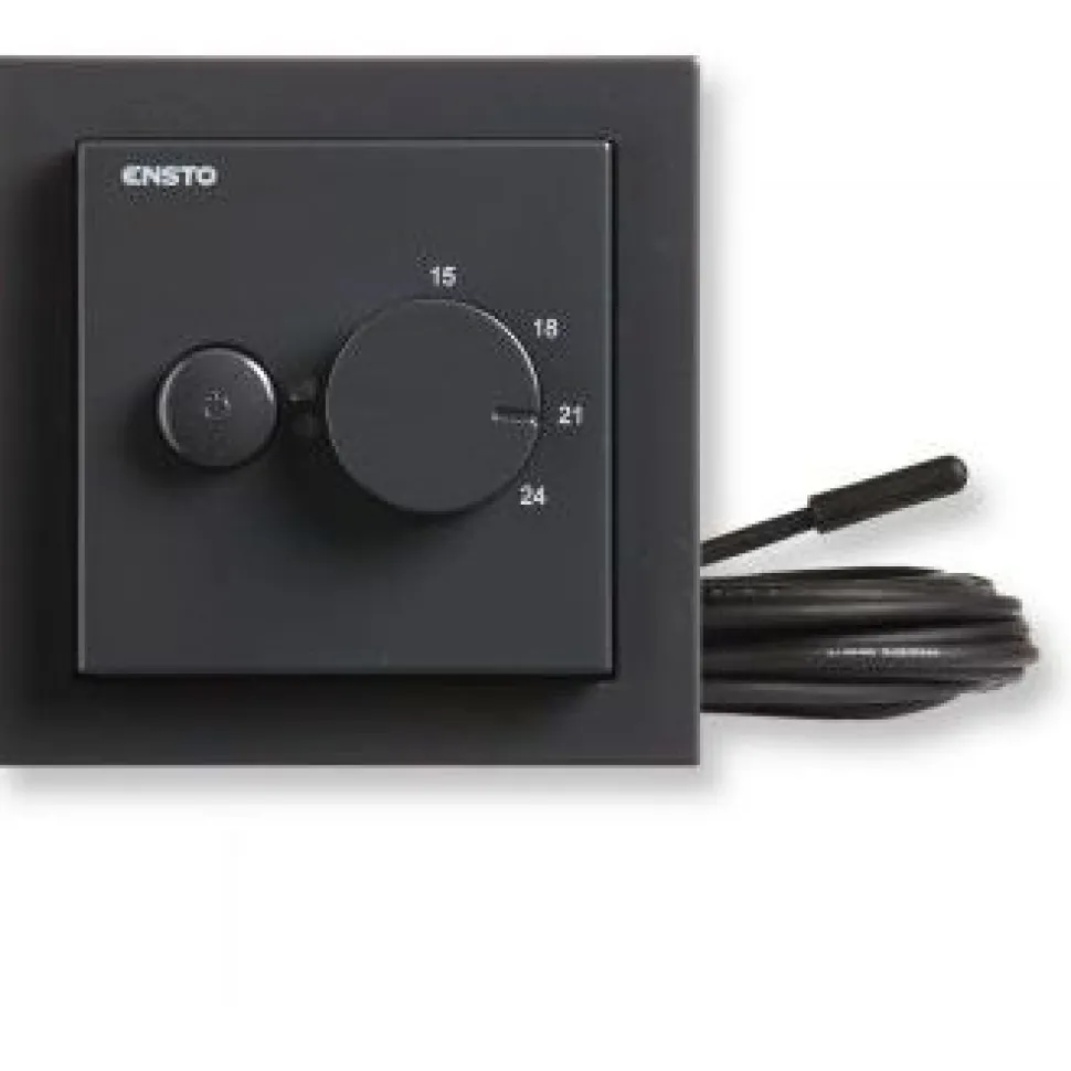 Yhdistelmätermostaatti Ensto ECO16BT-IM-081 16A IP30 U antrasiitti