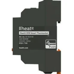 Yhdistelmätermostaatti Heatit Z-Wave DIN Smart 16A Modbus
