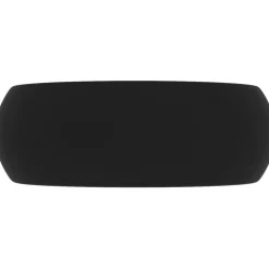 Ylellinen pesuallas pyöreä matta musta 40x15 cm keraami