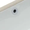 Ylivuotoaukon koristerengas Lavabo, Ø22 mm, valkoinen